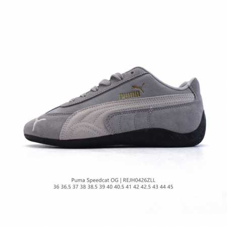 公司级 puma Speedca Og 彪马极速赛车系列低帮德训风拼接复古百搭休闲运动赛车鞋 鞋款从80、90年代赛车手所穿的防火赛车鞋为原型，鞋身线条模仿了赛 - 点击图像关闭