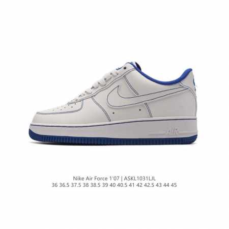 耐克 Nike Air Force 1 '07 Low 空军一号含气垫 低帮百搭厚底增高休闲运动板鞋。柔软、弹性十足的缓震性能和出色的中底设计，横跨复古与现代的 - 点击图像关闭