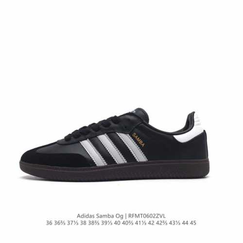 头层皮 阿迪达斯 德训鞋 Adidas Originals Samba Og Shoes 经典运动鞋小白鞋 T头鞋 男女板鞋 彰显休闲摩登风情的时尚经典鞋。它诞