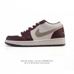 耐克 乔丹Air Jordan 1 Low Aj1 乔1 乔丹1代Aj1 低帮复古文化休闲运动篮球鞋。从1985 年面世的元年款汲取设计灵感，采用简洁大方的经典