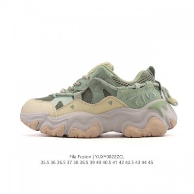斐乐 男女款老爹鞋 Fila Fusion 厚底增高百搭运动鞋 意大利百年经典运动品牌，网红单品 小红书推荐爆款 Fila斐乐新款小白鞋斐乐潮牌文化街头风运动鞋