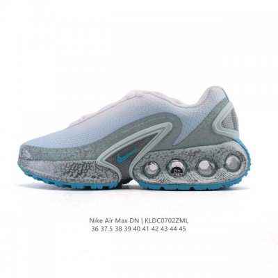 公司级 全新Nike Air Max Dn 运动鞋 时尚跑步鞋，豆荚造型气垫吸睛！鞋面采用织物材质打造，提供舒适的穿着体验。这款鞋不仅具有时尚的外观，还融合了许