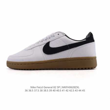 耐克烽火Nike Field General 82 Sp 低帮复古篮球鞋 这款专为烤架战士设计的运动鞋采用 1982 年经典的白 红 黑配色，采用皮革和弹道尼龙 - 点击图像关闭