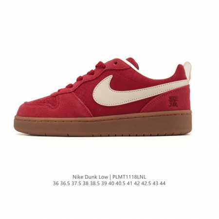 耐克 Nike 男女子运动鞋 Court Borough Low 小空军低帮板鞋。1.其皮革材质的鞋面结合网眼鞋舌，在出众外观与质感的同时提供稳固支撑，并且提升 - 点击图像关闭