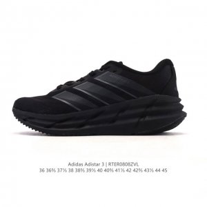 新品 Adidas 阿迪达斯新款Adidas Adistar 3 舒适防滑耐磨 低帮.厚底增高老爹鞋 马拉松耐磨运动跑步鞋，Adistar 3 :超过40Mm的