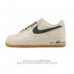 耐克 Nike Air Force 1 '07 Low 空军一号含气垫 低帮 小白鞋 百搭厚底增高休闲运动板鞋。柔软、弹性十足的缓震性能和出色的中底设计，横跨复