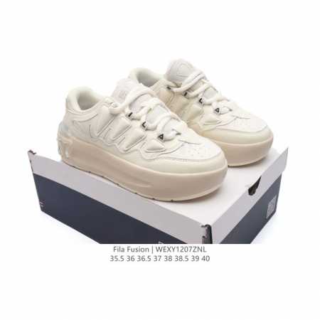 公司级 斐乐 女款老爹鞋 Fila Fusion 厚底增高百搭运动板鞋 意大利百年经典运动品牌，网红单品 小红书推荐爆款 Fila斐乐新款小白鞋斐乐潮牌文化街头 - 点击图像关闭