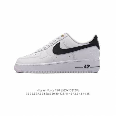 耐克 Nike Air Force 1 '07 Low 空军一号含气垫 低帮百搭厚底增高休闲运动板鞋。柔软、弹性十足的缓震性能和出色的中底设计，横跨复古与现代的 - 点击图像关闭