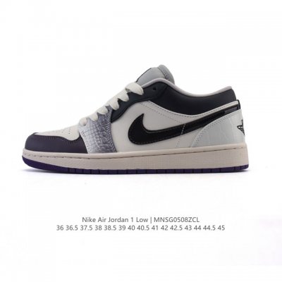 耐克 乔丹Air Jordan 1 Low Aj1 乔1 乔丹1代Aj1 2025年新款 蛇年限定 低帮复古文化休闲运动篮球鞋。该鞋款从 1985 年元年款汲取
