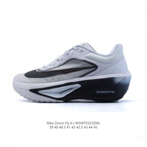 220 【公司级】Nike耐克Zoom Fly 6 马拉松碳板米黑跑步鞋男鞋Fn8455-001春新款Zoom Fly 6 Prm缓震轻便跑步鞋。这款鞋在继承了