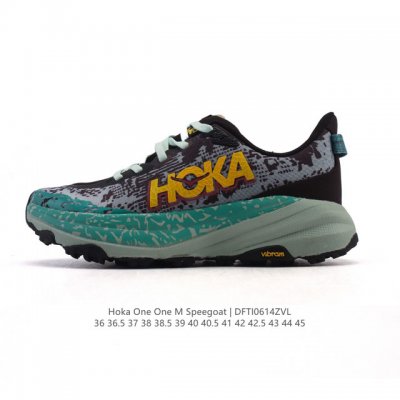 公司级 Hoka One One Speedgoat 6 飞速羚羊6 飞速羚羊系列的第六代越野跑鞋男女士运动鞋，鞋款采用动态鞋面与内部支撑系统，并搭载Hoka久