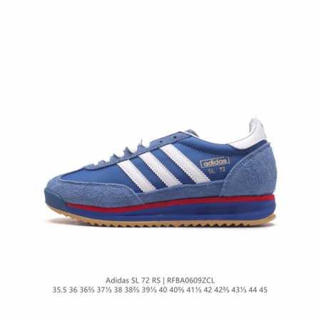 阿迪达斯adidas Sl 72 Shoes 经典复古薄底运动鞋 T头鞋 三叶草复古休闲跑步鞋休闲运动鞋 这款经典运动鞋携复古型格，来访你的活力日常 采用舒爽尼 - 点击图像关闭