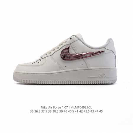 耐克 Nike Air Force 1 '07 Low 空军一号含气垫 小白鞋 低帮百搭厚底增高休闲运动板鞋。柔软、弹性十足的缓震性能和出色的中底设计，横跨复古 - 点击图像关闭