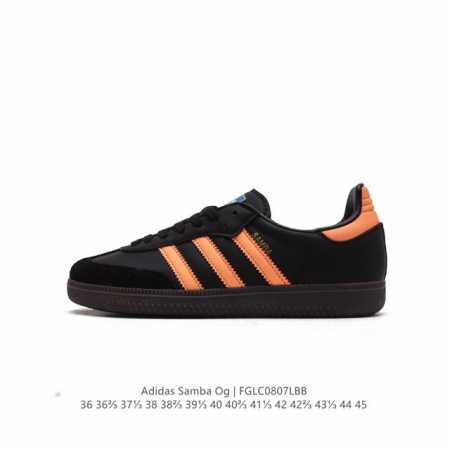 阿迪达斯 德训鞋 Adidas Originals Samba Og Shoes 经典运动鞋小白鞋 T头鞋 彰显休闲摩登风情的时尚经典鞋。它诞生于 年代的足球场 - 点击图像关闭