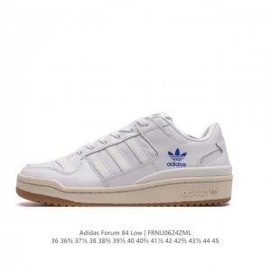ADIDAS 阿迪达斯 FORUM 84 LOW SHOES 饰有摩登细节的Forum 经典板鞋运动鞋休闲篮球运动鞋。当adidas Forum篮球鞋初次登上球