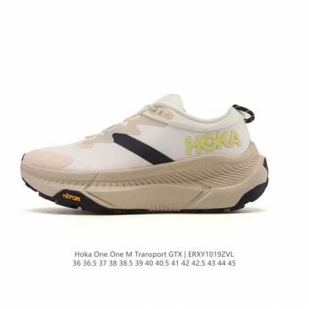 新品公司级 Hoka One One 新款减震透气运动慢跑鞋 简约时尚休闲 男女款冬户外畅行防水徒步鞋Transport Gtx 舒适登山鞋这款跑鞋采用先进的3 - 点击图像关闭