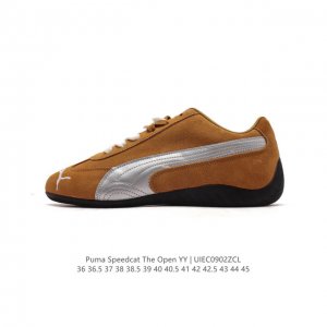 彪马 Open Yy X Puma Speedcat合作鞋款 Puma 联名时尚休闲运动板鞋。这双韩国辣妹疯抢的 Puma，是 Open Yy 走向全球市场的关