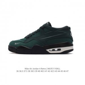 公司级 耐克 新款 Nike Air Jordan 4 Retro OG 低帮 迈克尔 乔丹AJ4代乔4 复古休闲运动文化篮球鞋。秉承轻量化的速度型篮球鞋设计思