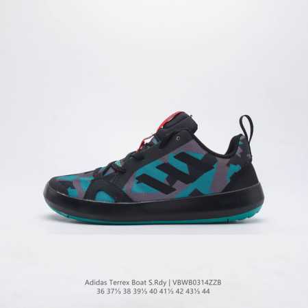 adidas 阿迪达斯正品terrex Boat 涉水鞋 男女子经典运动休闲鞋 户外运动鞋 这款户外鞋,力求在炎热的季节让你保持凉爽。鞋面采用climacool - 点击图像关闭