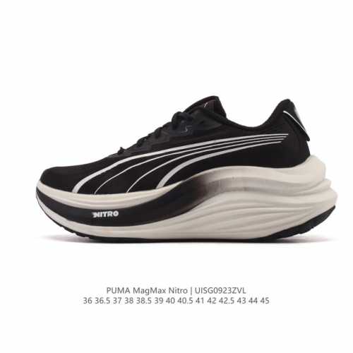 公司级 彪马 puma Deviate Nitro3男女士2025年新款跑步鞋减震舒适缓冲回弹简约软底运动鞋注氮泡沫橡胶鞋垫耐磨防滑百搭老爹鞋 Deviate