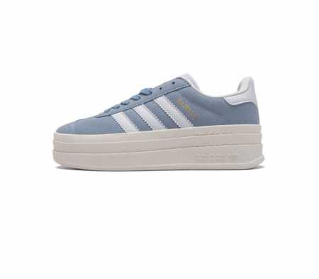 阿迪达斯 Adidas 三叶草女鞋gazelle Bold复古怀旧风厚底增高运动板鞋潮 阿迪达斯万年不败的人气鞋款gazelle 以三层厚磅鞋底设计 一层层的堆 - 点击图像关闭