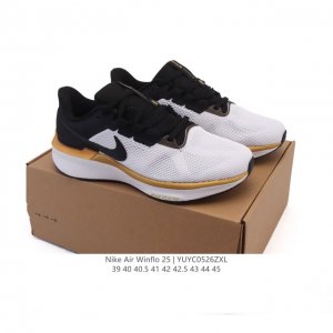 耐克 Nike Zoom Winflo 25 登月25代 跑鞋透气缓震疾速跑鞋 采用透气网眼鞋面搭配外翻式鞋口 为脚跟区域营造出色舒适度 而在鞋底部分 搭载全掌