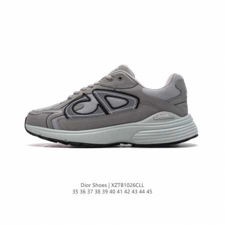 公司级 Dior 迪奥 高奢品牌 彰显高级气质 Dior 运动鞋低帮系列复古百搭休闲鞋时尚慢跑鞋厚底老爹鞋。 码数：35-45 编码：XZTB1026CLL - 点击图像关闭
