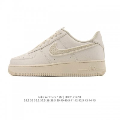 公司级 Af1耐克 Nike Air Force 1 ‘07 Low 空军一号 厚底增高百搭运动板鞋 原楦头原纸板 打造纯正空军版型，专注外贸渠道 全掌内置蜂窝