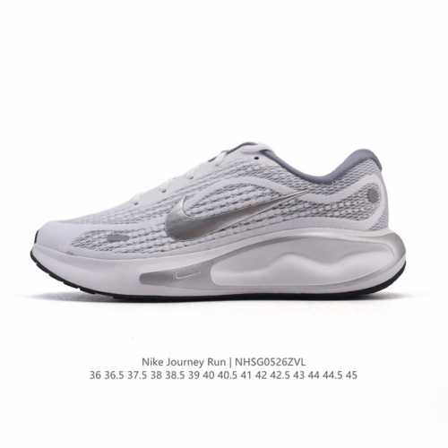 公司级 耐克 Nike Journey Run 男女子透气公路运动跑步鞋 厚底增高老爹鞋 搭载柔软厚实的 Comfiride 泡绵缓震配置 助你征服充满挑战的路