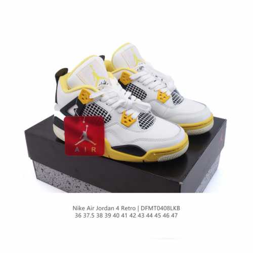 特价原价 元 耐克 Nike Air Jordan 4 Retro Og迈克尔 乔丹Aj4代乔4 中帮复古休闲运动文化篮球鞋 2025年新款 新年红鞋子。秉承轻
