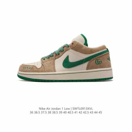 公司级 耐克 乔丹air Jordan 1 Low Aj1 乔1 乔丹1代aj1 Gucci联名 低帮复古文化休闲运动篮球鞋。从1985 年面世的元年款汲取设计 - 点击图像关闭