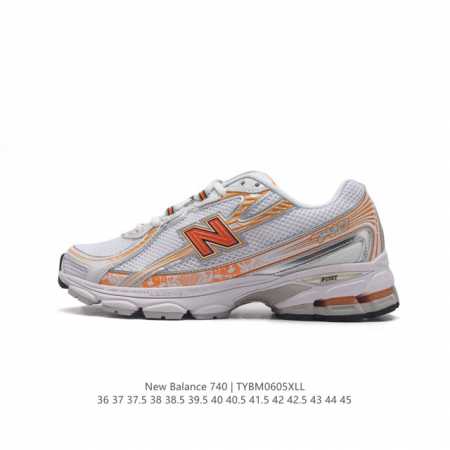 New Balance Mr740 Nb新百伦系列复古老爹风休闲运动慢跑鞋。采用轻质牛剖革拼接透气网眼衬垫织物鞋面材质 T-Beam大底提供足步弓支撑 保持步态 - 点击图像关闭