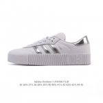 阿迪达斯 Adidas 三叶草 Outdoor 经典三条杠复古休闲运动板鞋 德训鞋 Samba 四季时尚简约小白鞋男女鞋情侣鞋厚底增高百搭潮鞋。 类型：男女鞋