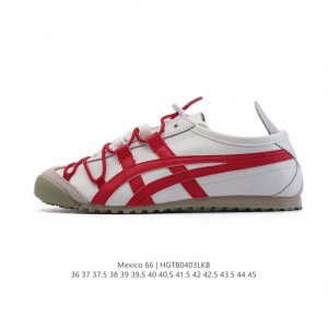 Asics 亚瑟士 男女鞋真标半码制 解构绑带 双鞋带 配足弓鞋垫 日产经典老牌-鬼塚虎 Onitsuka Tiger Mexico 66经典墨西哥系列复古经典