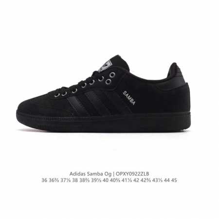 阿迪达斯 德训鞋 Adidas Originals Samba Og Shoes 经典运动鞋小白鞋 T头鞋 男女士板鞋 彰显休闲摩登风情的时尚经典鞋。它诞生于5 - 点击图像关闭