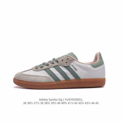 阿迪达斯 德训鞋 Adidas Originals Samba Og Shoes 经典运动鞋小白鞋 T头鞋 男女板鞋 彰显休闲摩登风情的时尚经典鞋。它诞生于50