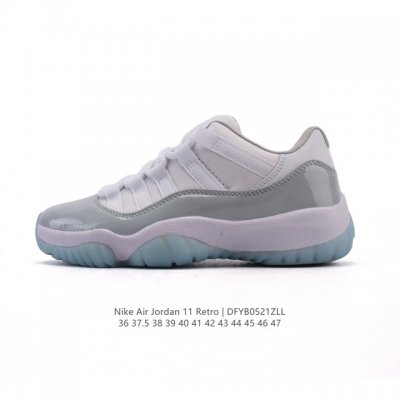 耐克乔丹11代 Nike Air Jordan 11 Retro 复刻男女运动鞋 Aj11代经典设计 深受球员与球迷喜爱 Jordan 乔丹 采用漆皮牛培革鞋面