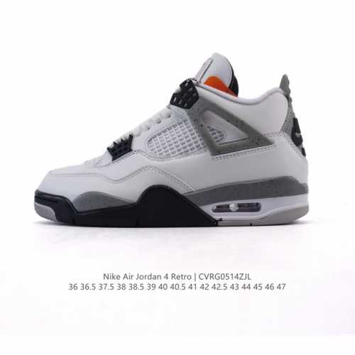 公司级 真标 耐克 Nike Air Jordan 4 Retro Og迈克尔 乔丹Aj4代乔4 中帮复古休闲运动文化篮球鞋。秉承轻量化的速度型篮球鞋设计思想完