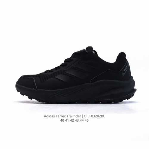 200 【公司级】阿迪达斯 （Adidas） Trail Rider Trail Shoes 户外越野跑鞋耐磨舒适休闲运动鞋，厚底增高老爹鞋。这款Adidas