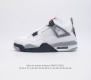 耐克 Nike Air Jordan 4 Retro Og迈克尔 乔丹aj4代中帮复古休闲运动文化篮球鞋 秉承轻量化的速度型篮球鞋设计思想完成设计 降低重量的同