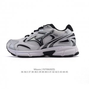 公司级 Mizuno 美津浓 复古时尚休闲舒适减震运动跑步鞋 美津浓Wave机械缓震，可以说是机械缓震跑鞋科技的翘楚。有着非凡的适应性，有着充分而持久的缓震能力