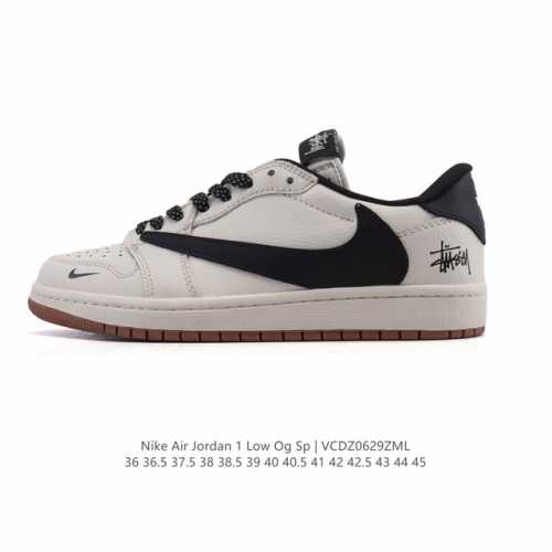 公司级 真标 耐克 Nike Air Jordan 1 Low Og Sp Military Blue Aj1乔1倒勾 2025年新款 蛇年新款 低帮篮球鞋 A
