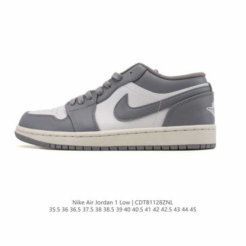 公司级 真标 耐克 乔丹Air Jordan 1 Low Aj1 乔1 乔丹1代Aj1 低帮复古文化休闲运动篮球鞋。该鞋款从 1985 年元年款汲取设计灵感，焕