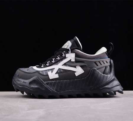 Off-White Odsy- 0 Virgil Abloh 休闲运动鞋 白黑色 #美国设计师 Virgil Abloh 以年轻世代的流行文化为号召 一手创立奢 - 点击图像关闭