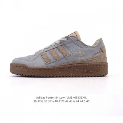 公司级 Adidas 阿迪达斯 Forum 84 Low Shoes 饰有摩登细节的Forum 经典板鞋运动鞋休闲篮球运动鞋。当Adidas Forum篮球鞋初