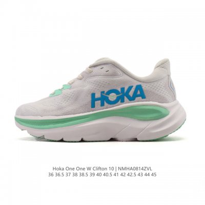 新款 Hoka One One 推出升级 Clifton 10 克利夫顿10代 男女士休闲跑步鞋轻量缓震运动鞋。Hoka One One的Clifton克利夫顿