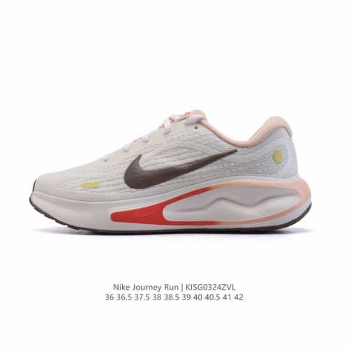 180 【公司级】耐克 Nike Journey Run 女子透气公路运动跑步鞋 厚底增高老爹鞋 搭载柔软厚实的 Comfiride 泡绵缓震配置，助你征服充满