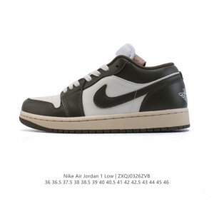 190 耐克 乔丹Air Jordan 1 Low Aj1 乔1 乔丹1代Aj1 低帮复古文化休闲运动篮球鞋。从1985 年面世的元年款汲取设计灵感，采用简洁大