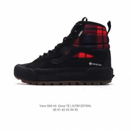 公司级 范斯 Vans 运动板鞋Sk8-Hi Gore-Tex Mte-3男士日常百搭减震舒适休闲鞋Vans Sk8-Higore-Tex 户外高帮运动板鞋。防 - 点击图像关闭