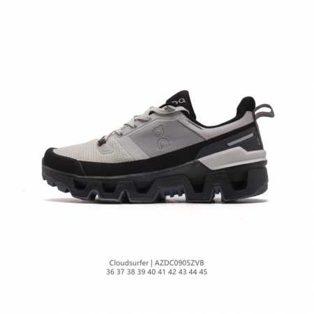 On 昂跑 Cloudsurfer 训练型缓震 防滑透气 低帮轻量跑步鞋 Cloudflyer 4运动鞋老爹鞋。On昂跑cloudsurfer的中底 ，采用了全 - 点击图像关闭